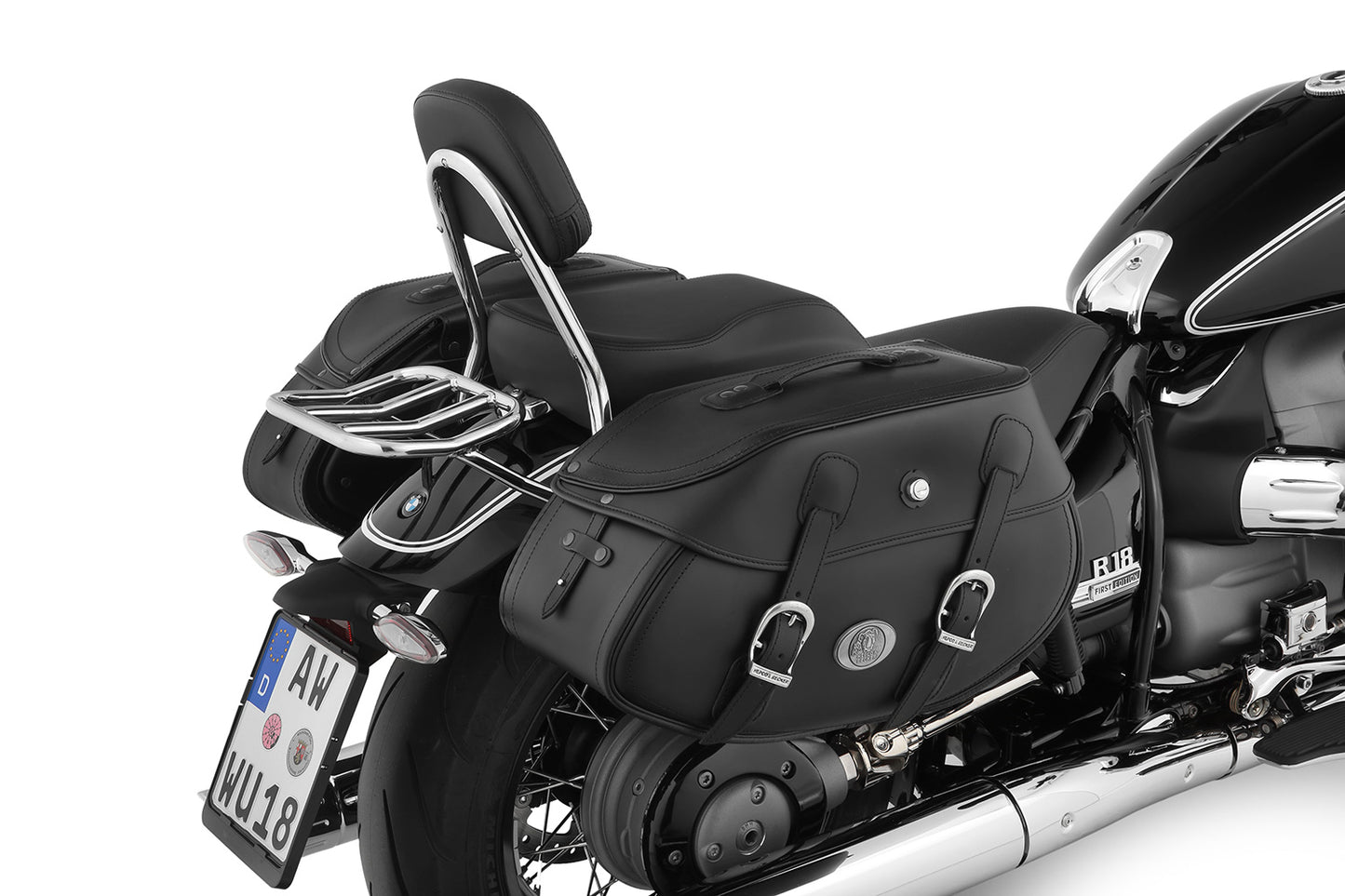 luggage carrier - chromed