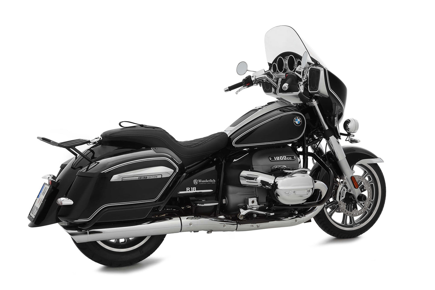 luggage carrier - chromed