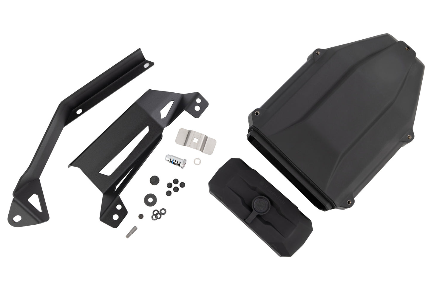 Toolbox for R 1300 GS Adv with EXTREME luggage rack / without original BMW luggage mounts - For original BMW keys - black