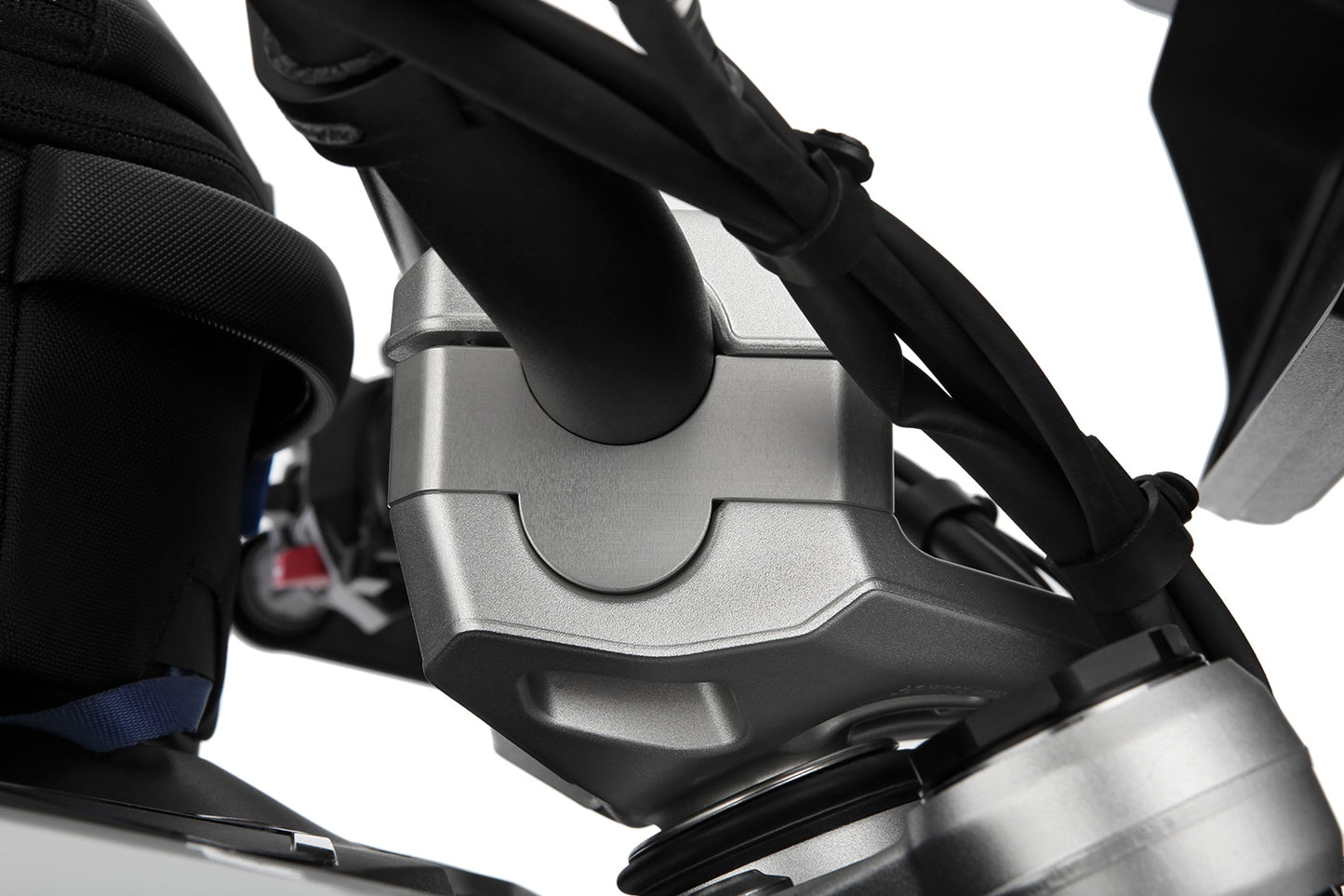 handlebar riser ERGO - silver 25 mm