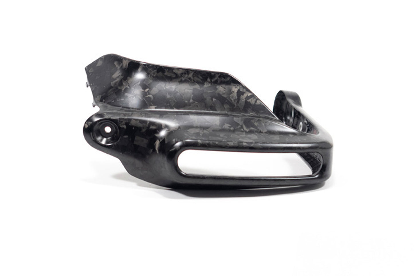 Ilmberger Hand protector with indicator mount R 1300 GS (Adventure) - left - Black Diamond Carbon - matt