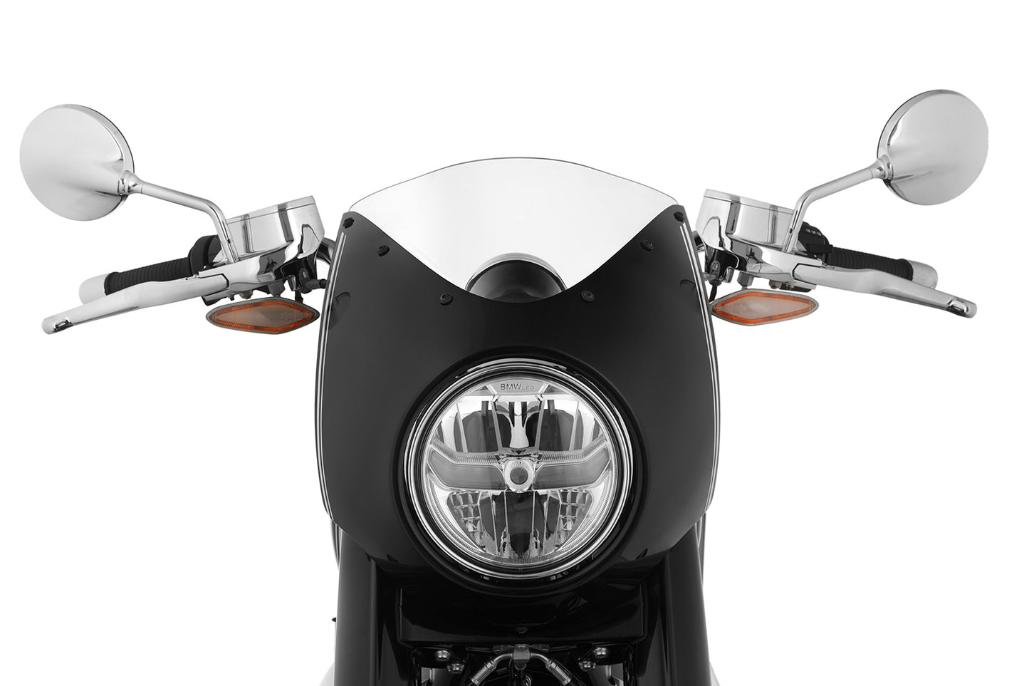 cockpit fairing »Rock ’n‘ Roll« - Blackstorm Metallic - white striped