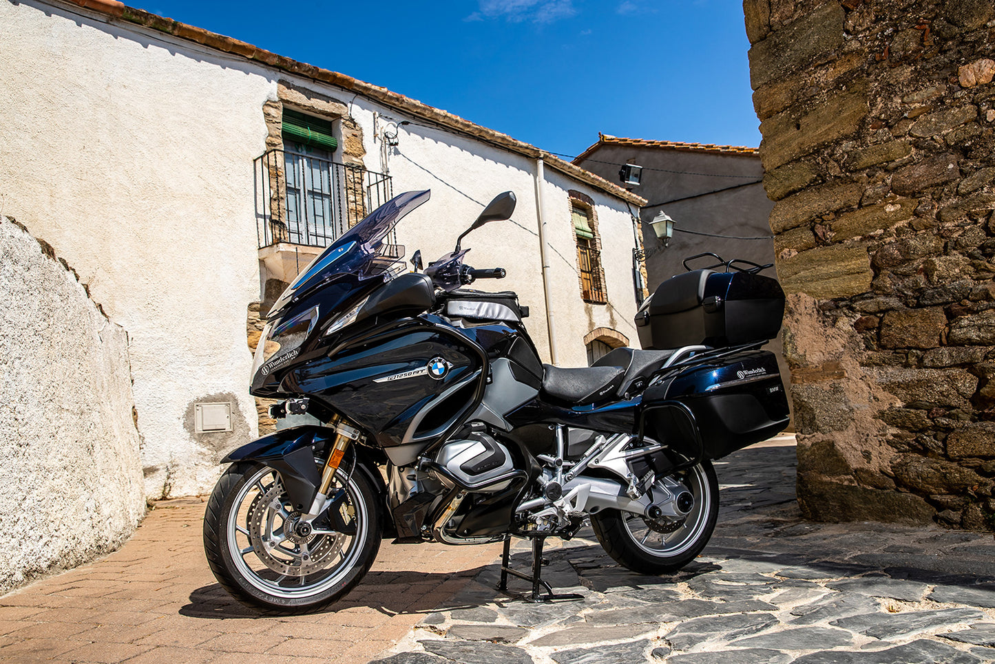 engine, fairing and tank protection bar system - black