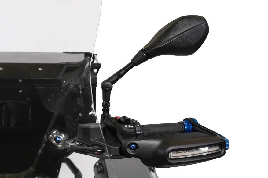 Foldable handlebar mirror Supertouring - left - black