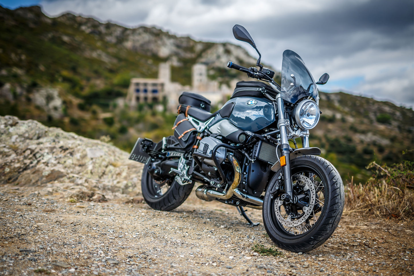 Swingarm Pivot Cover classic design - left - black