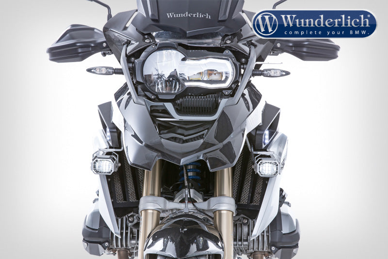 Protective grate for auxiliary Microflooter headlights silver