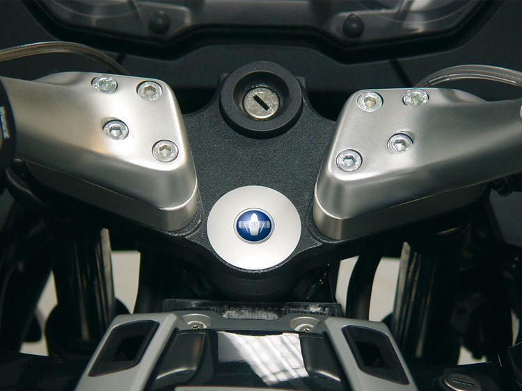 Vario handlebar riser 25mm silver