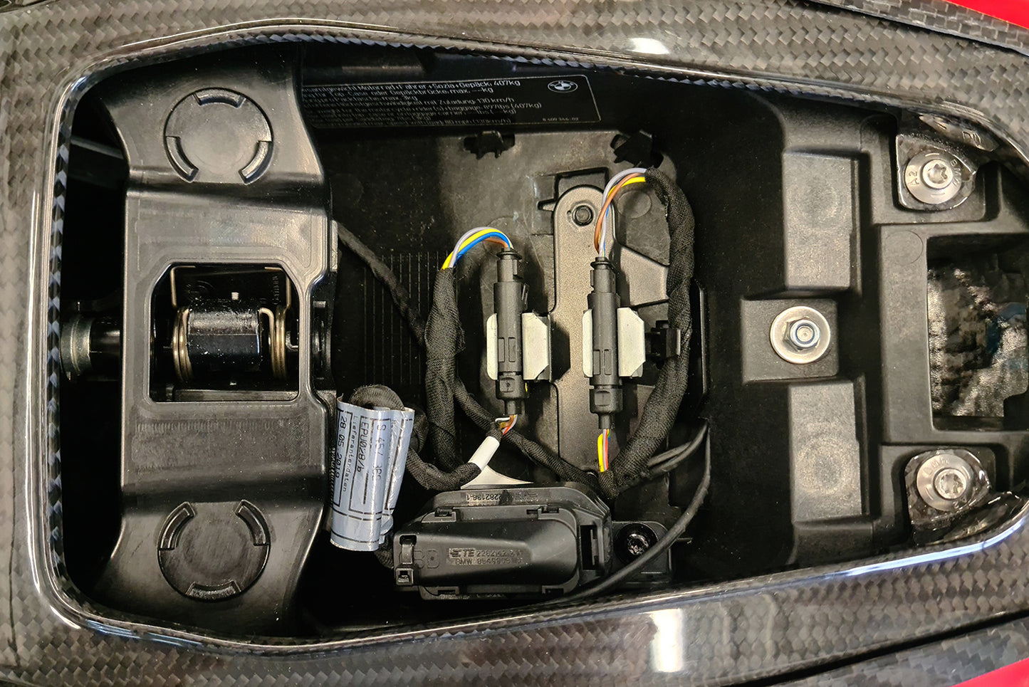 TRACKDAY licence plate holder - black