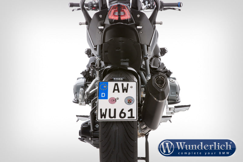 Wunderlich SWING tail section licence plate holder for shaft drive