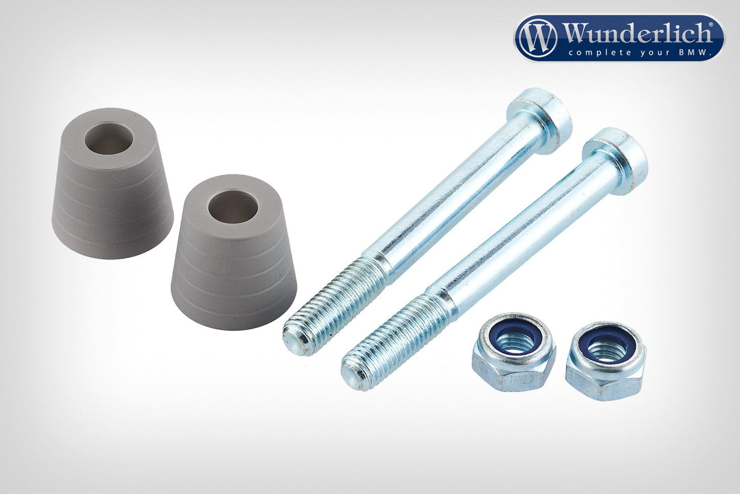 Wunderlich Handlebar riser ERGO - 25mm - silver