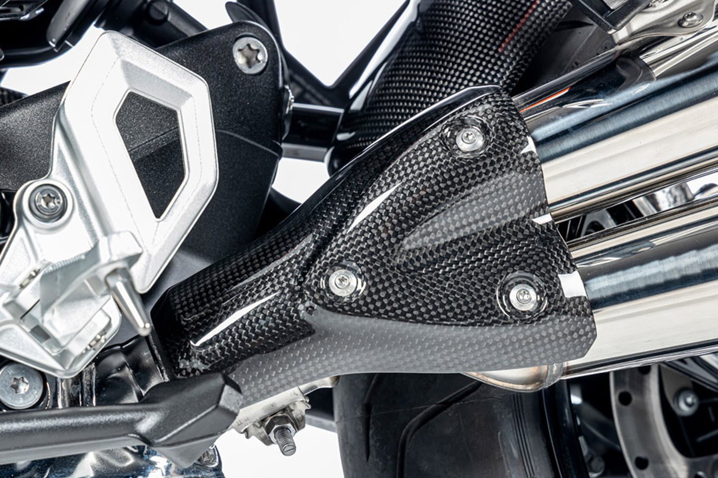 Ilmberger exhaust heat shield R 12 nineT - carbon - glossy
