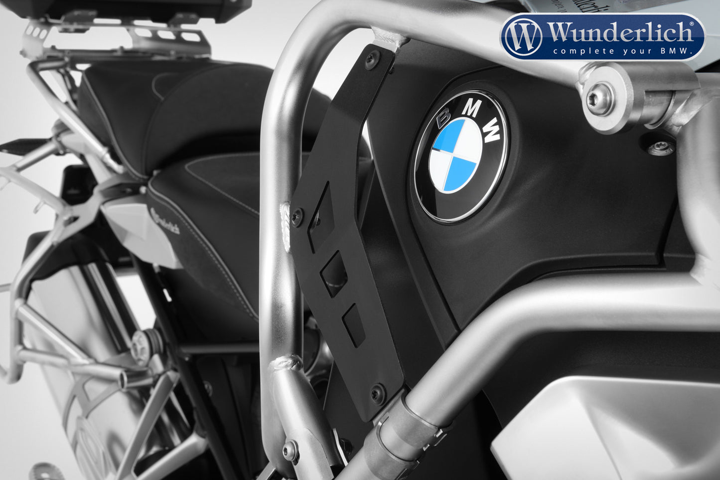 Wunderlich filler plate for reinforcement bar R 1250 GS Adv. - Set - Black