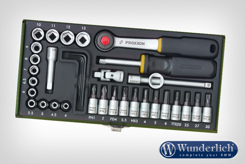 Proxxon socket set 1/4 36-part