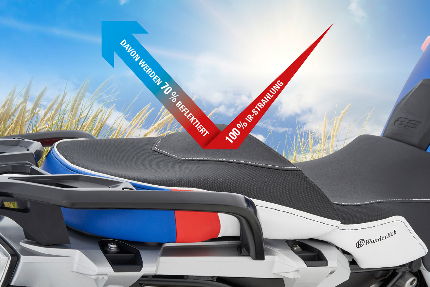 AKTIVKOMFORT rider seat with aftermarket seat heating - low - black
