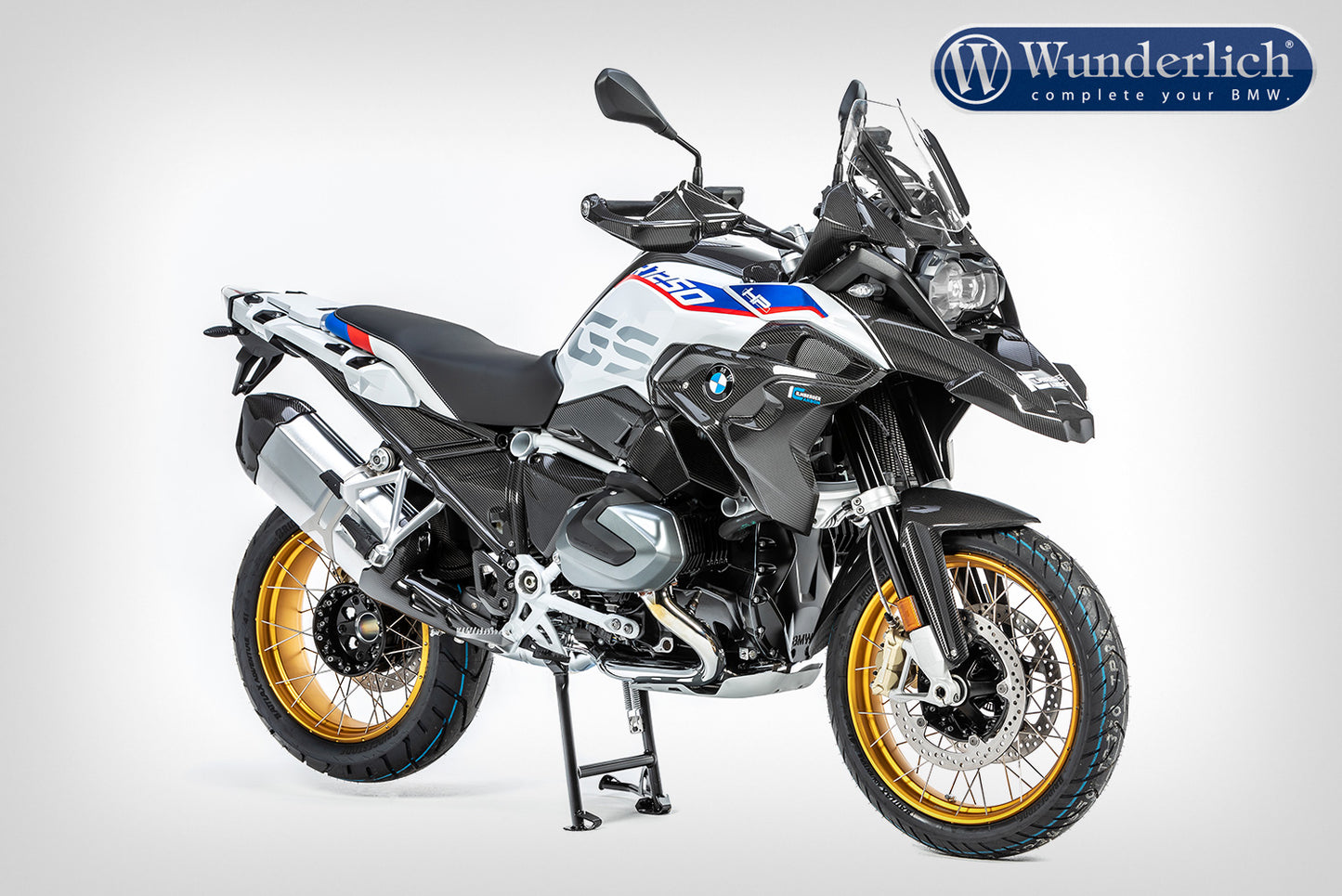 Ilmberger wind channel including flap R 1250 GS - right - carbon - glossy