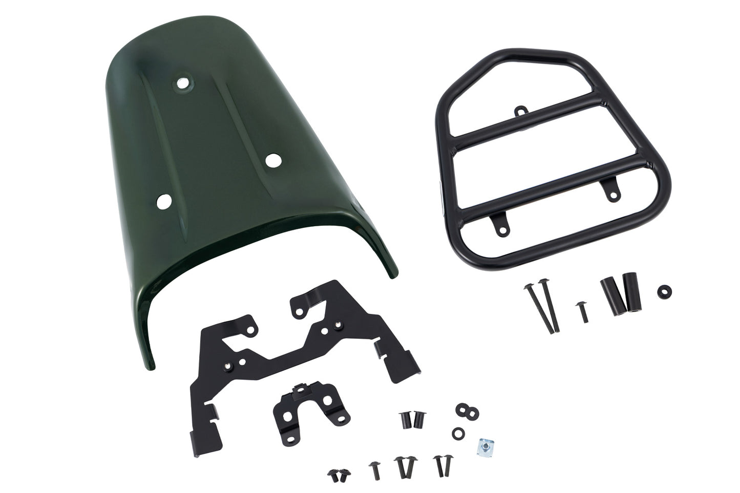 Rear cover R 12 nineT / S with luggage rack - Green