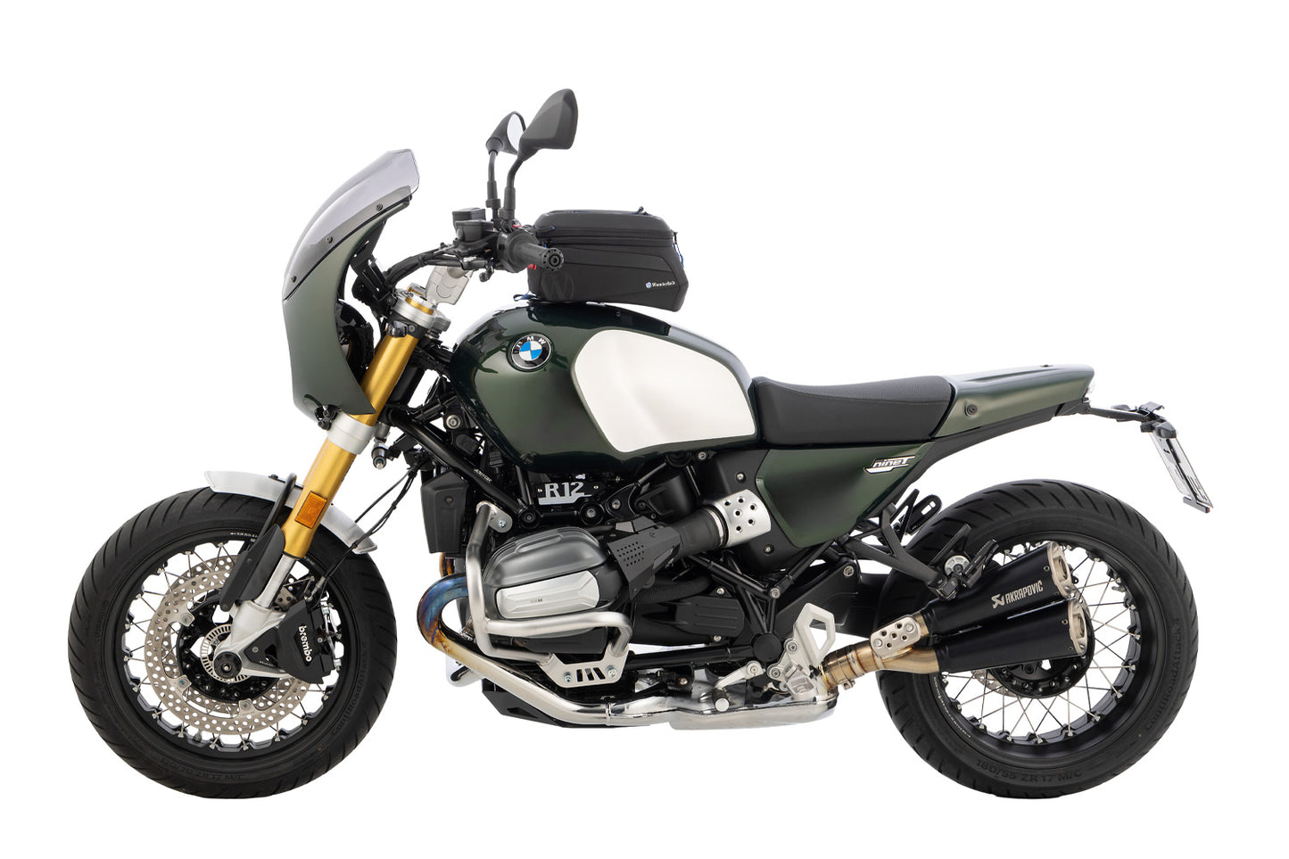 Rear End with License Plate Holder R 12 nineT / S - black