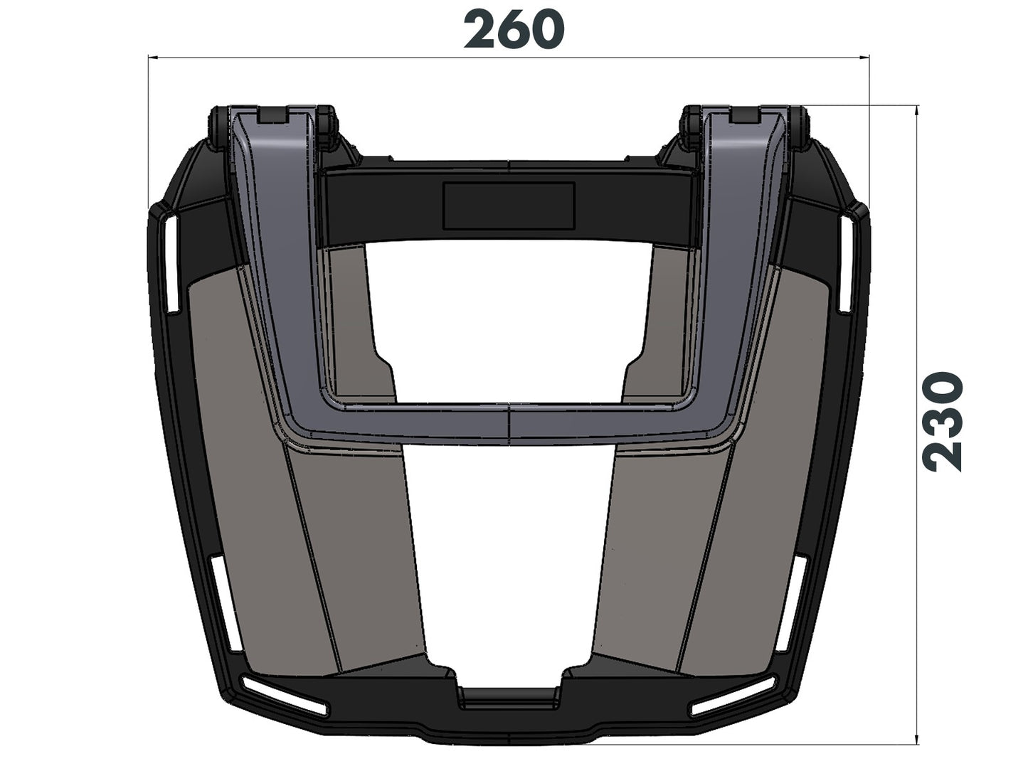 Hepco&Becker EASYRACK top case carrier F 900 XR - black