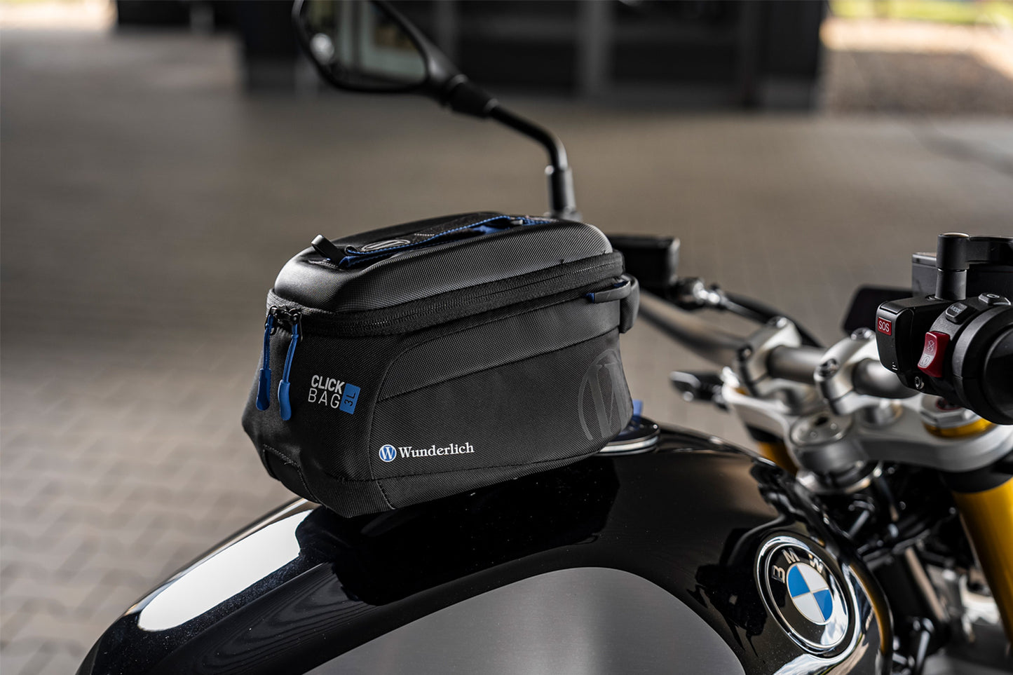 tank ring for tank bag CLICK BAG - black