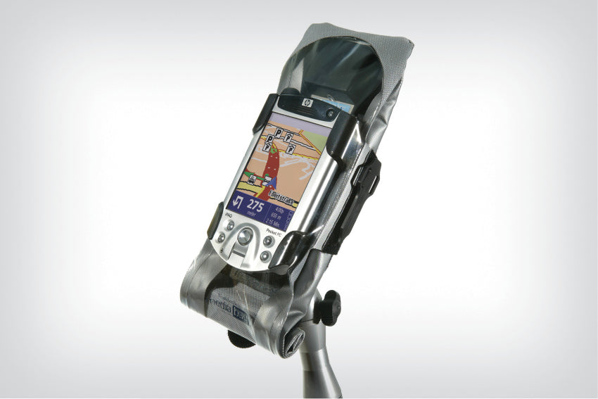 Navigation support MultiPod VARIO with carrier plate incl.silentblocks - silver