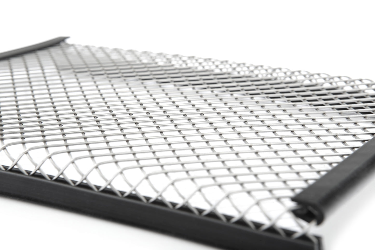 oil cooler protection grille - silver