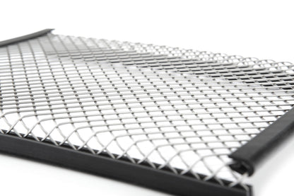 oil cooler protection grille - silver
