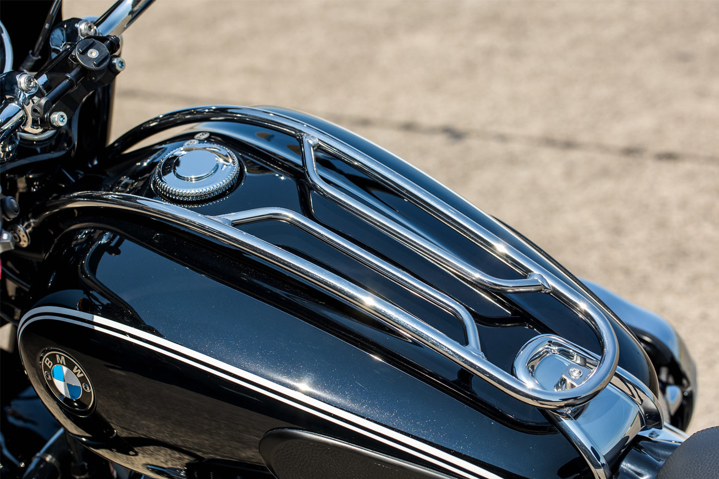 tank railing - chromed