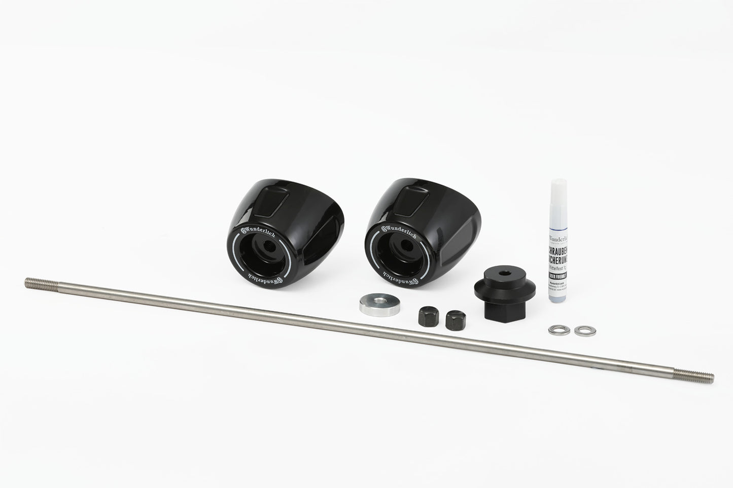 Sliders axle protection pads - black - front