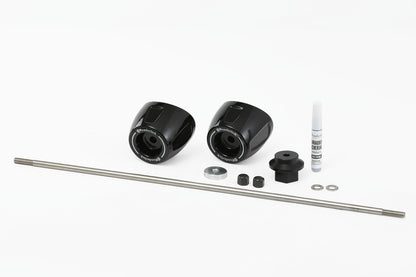 Sliders axle protection pads - black - front