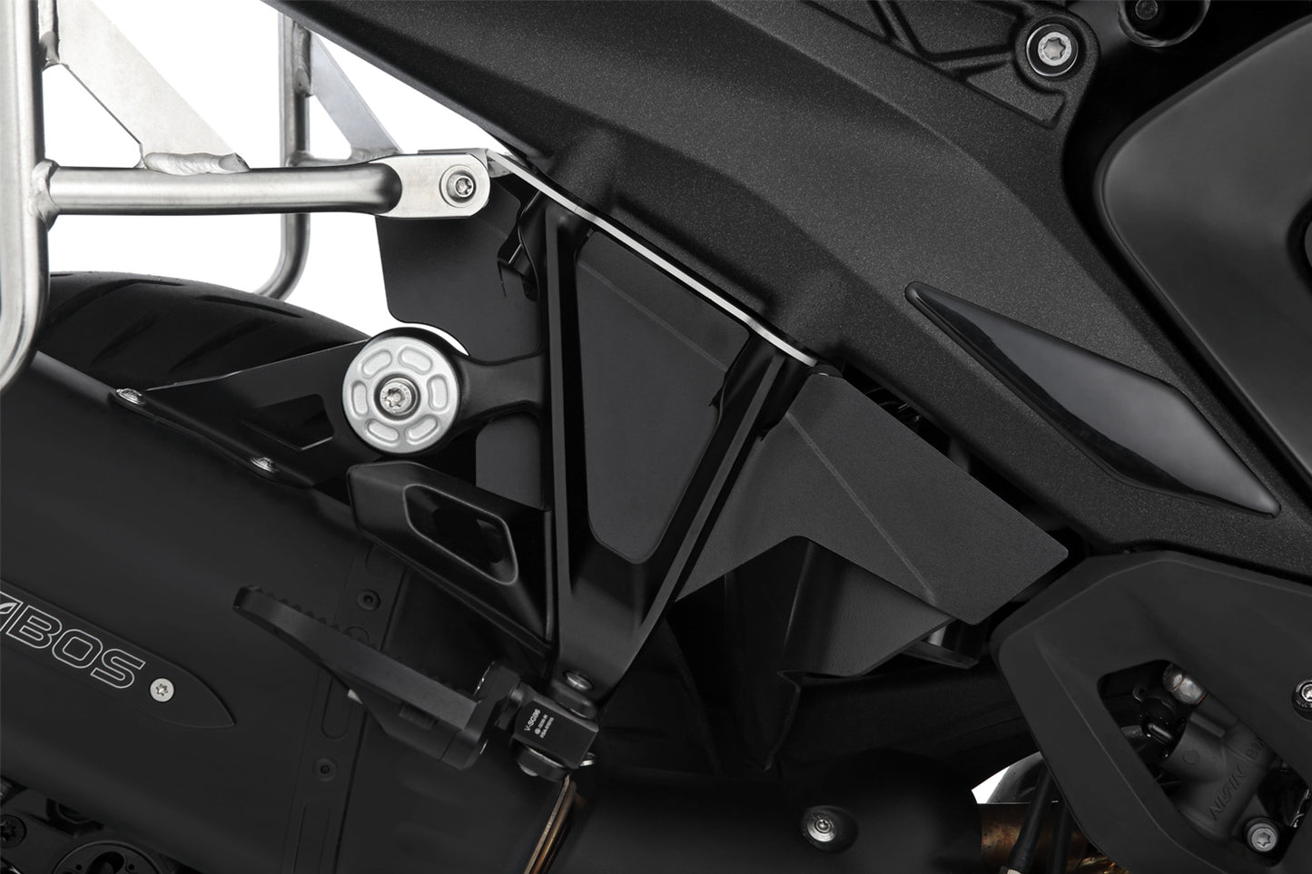 passenger splash guard R 1300 GS - black
