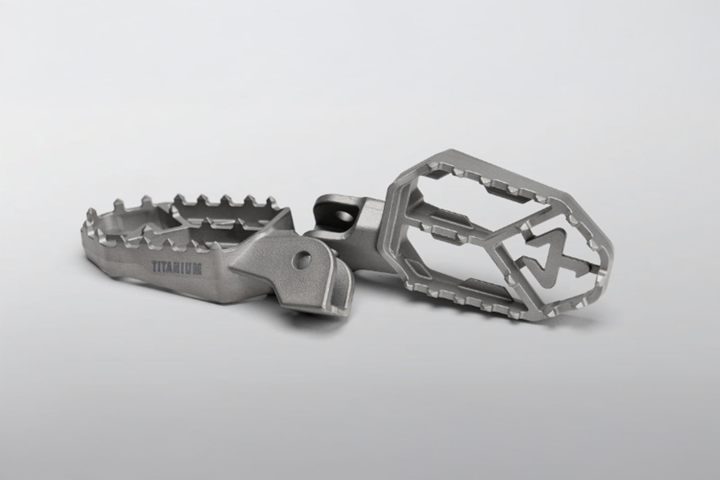Akrapovic BMW Adventure footrest set - titanium