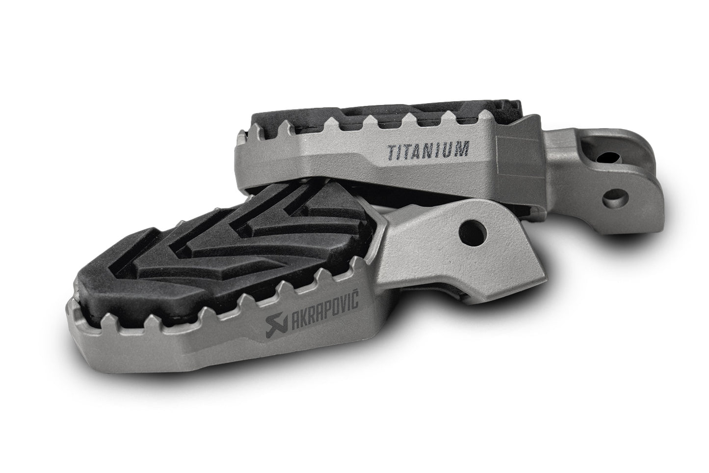 Akrapovic BMW Adventure footrest set - titanium