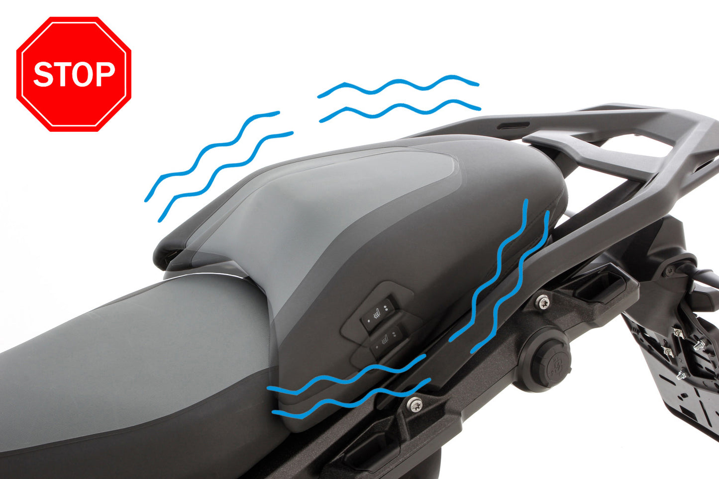 Fixing Kit for the Pillion Seat R 1300 GS - black