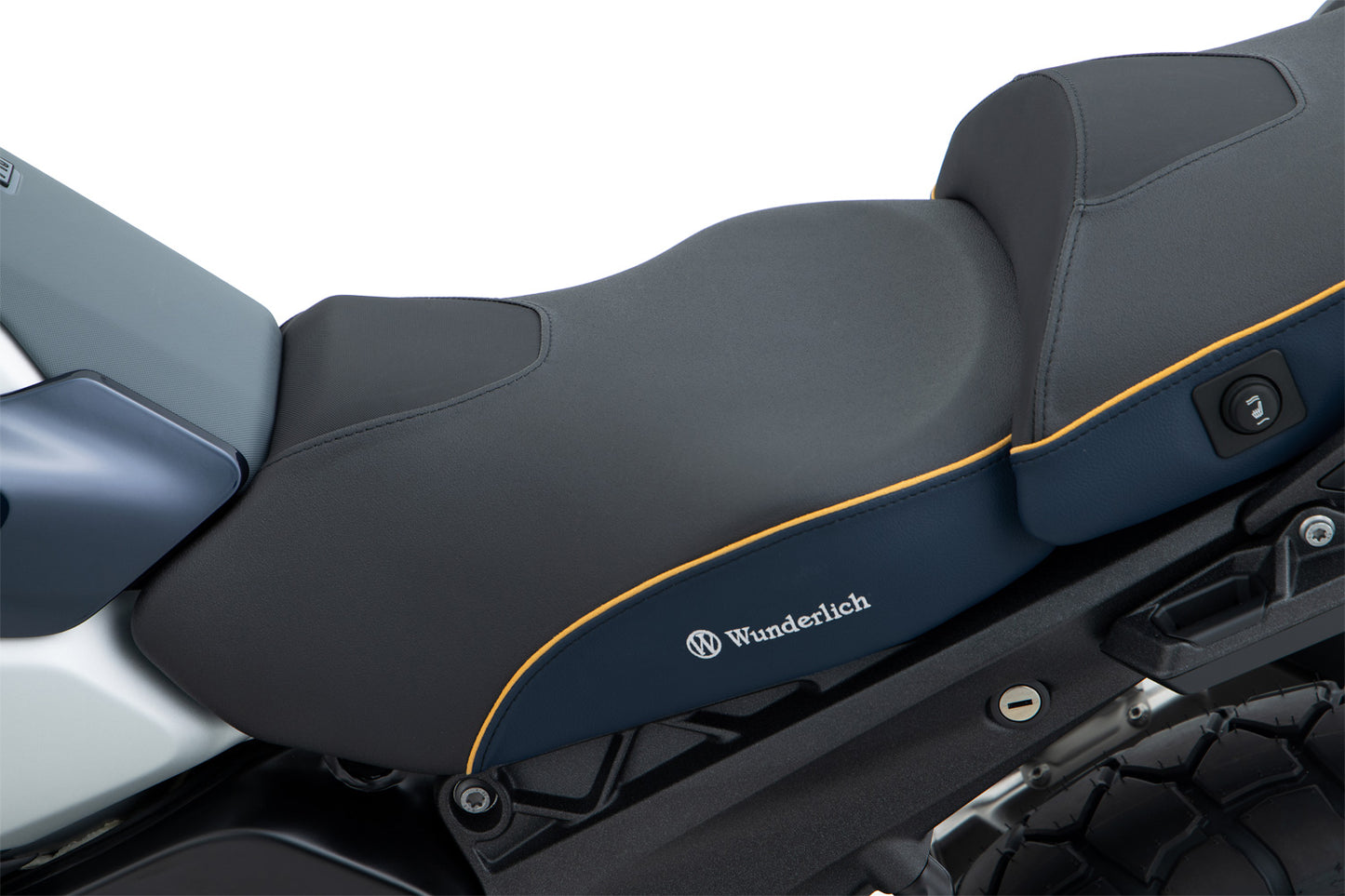 AKTIVKOMFORT Rider Seat with Seat Heating Smart Plug & Play - standard - imperial blue-gold
