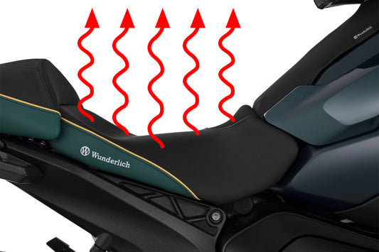 AKTIVKOMFORT rider seat - with seat heating Smart Plug & Play R 1300 GS - low - green gold