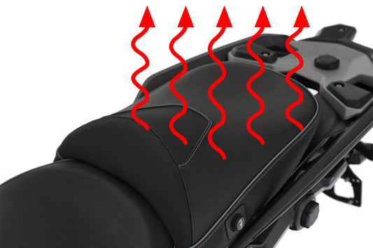 AKTIVKOMFORT Passenger Seat with Seat Heating Smart Plug & Play R 1300 GS - Queens-Edition - standard - black