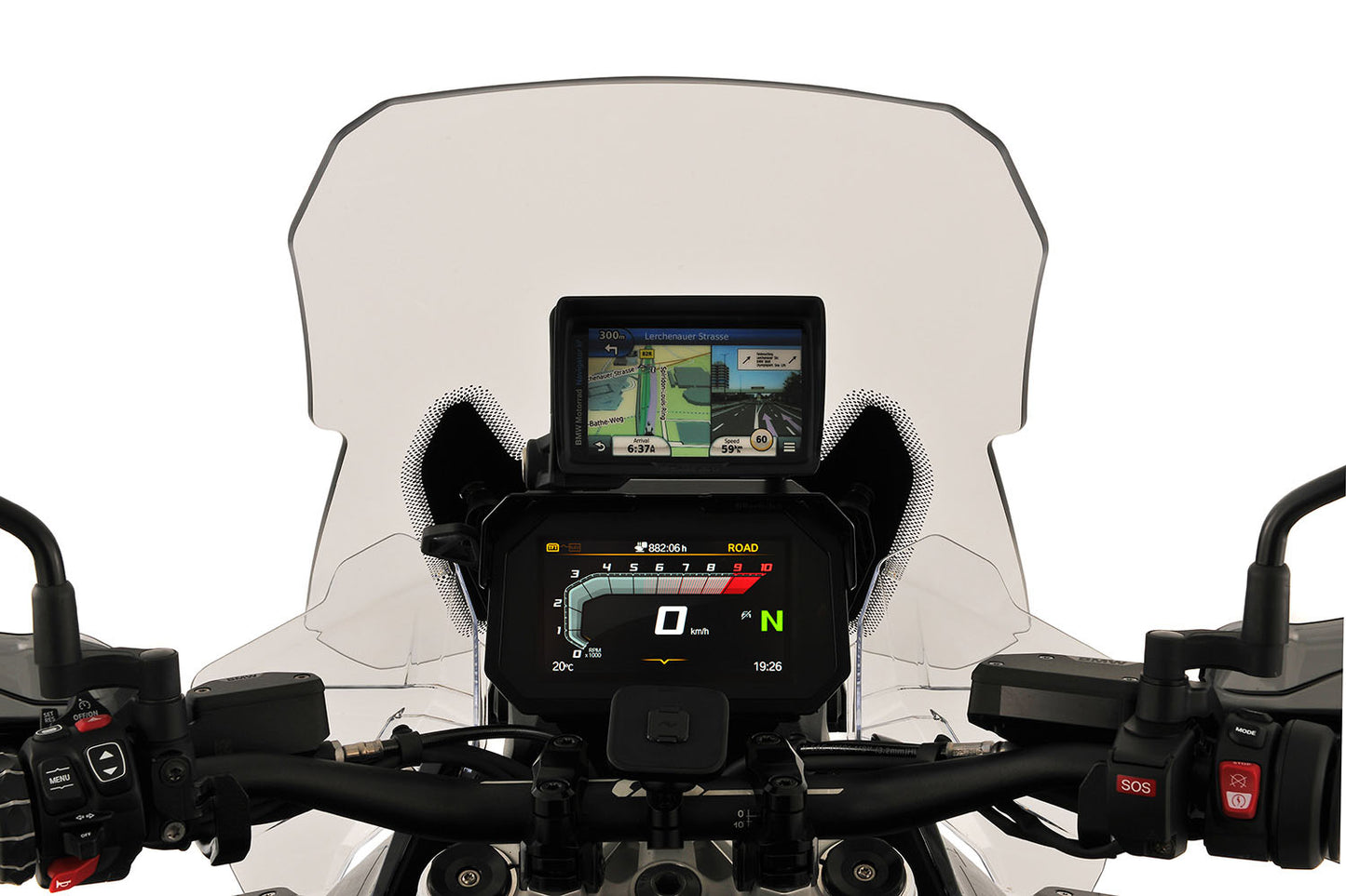 Windscreen MARATHON PRO R 1300 GS (Adventure) - For models with ACC - clear