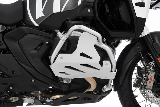 cylinder head protection for original engine protection bar - Set - silver