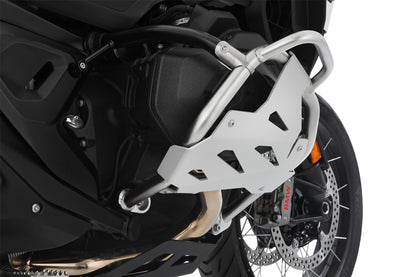 cylinder head protection for original engine protection bar - Set - silver