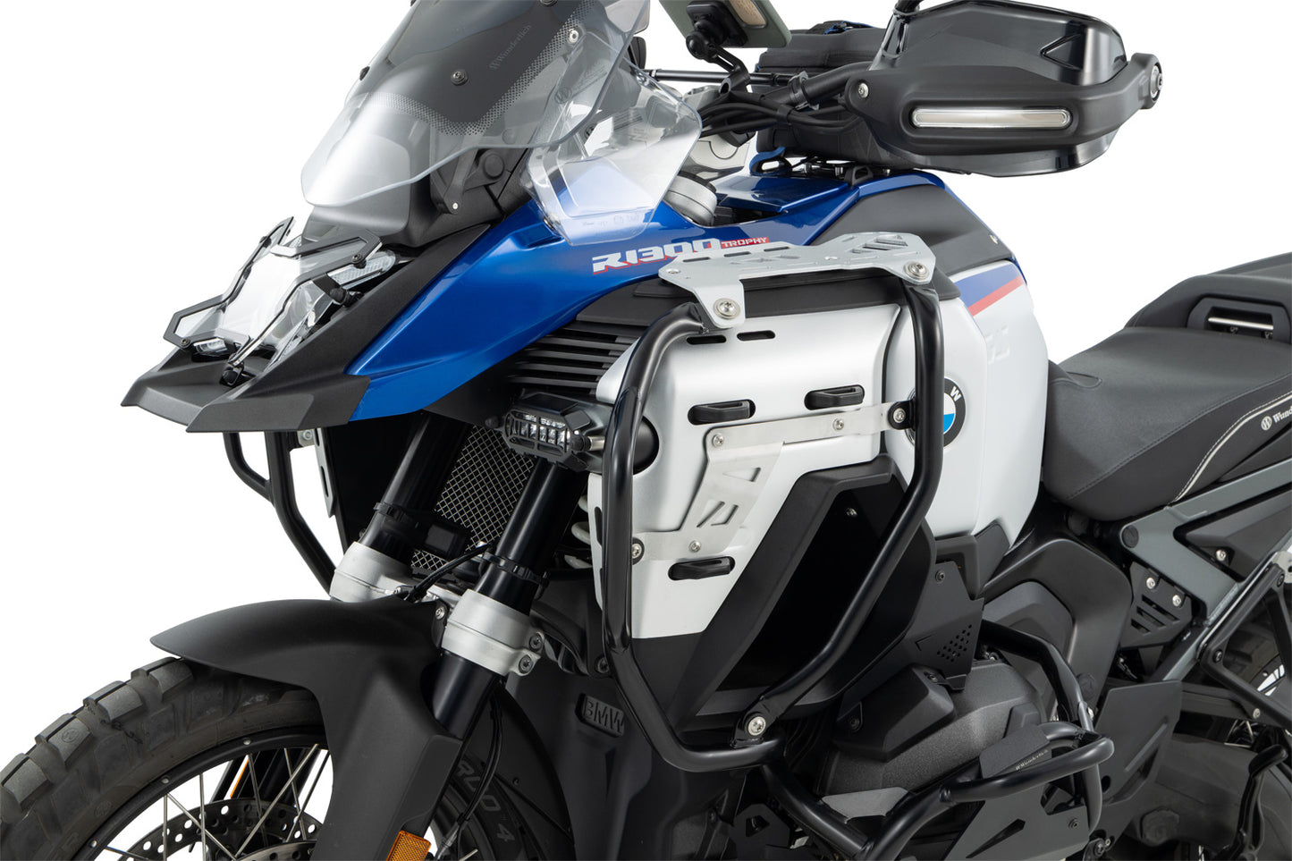 Wunderlich ULTIMATE Supplementary Bars for R 1300 GS Adv Tank Protection Bar - black-silver