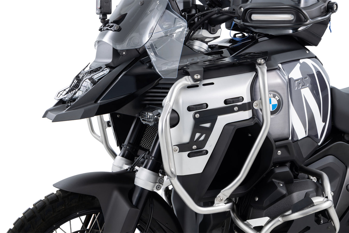 Tank protection bar ULTIMATE PRO R 1300 GS Adventure - silver-black