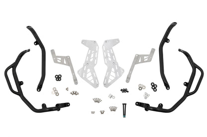 Tank protection bar ULTIMATE PRO R 1300 GS Adventure - black-silver