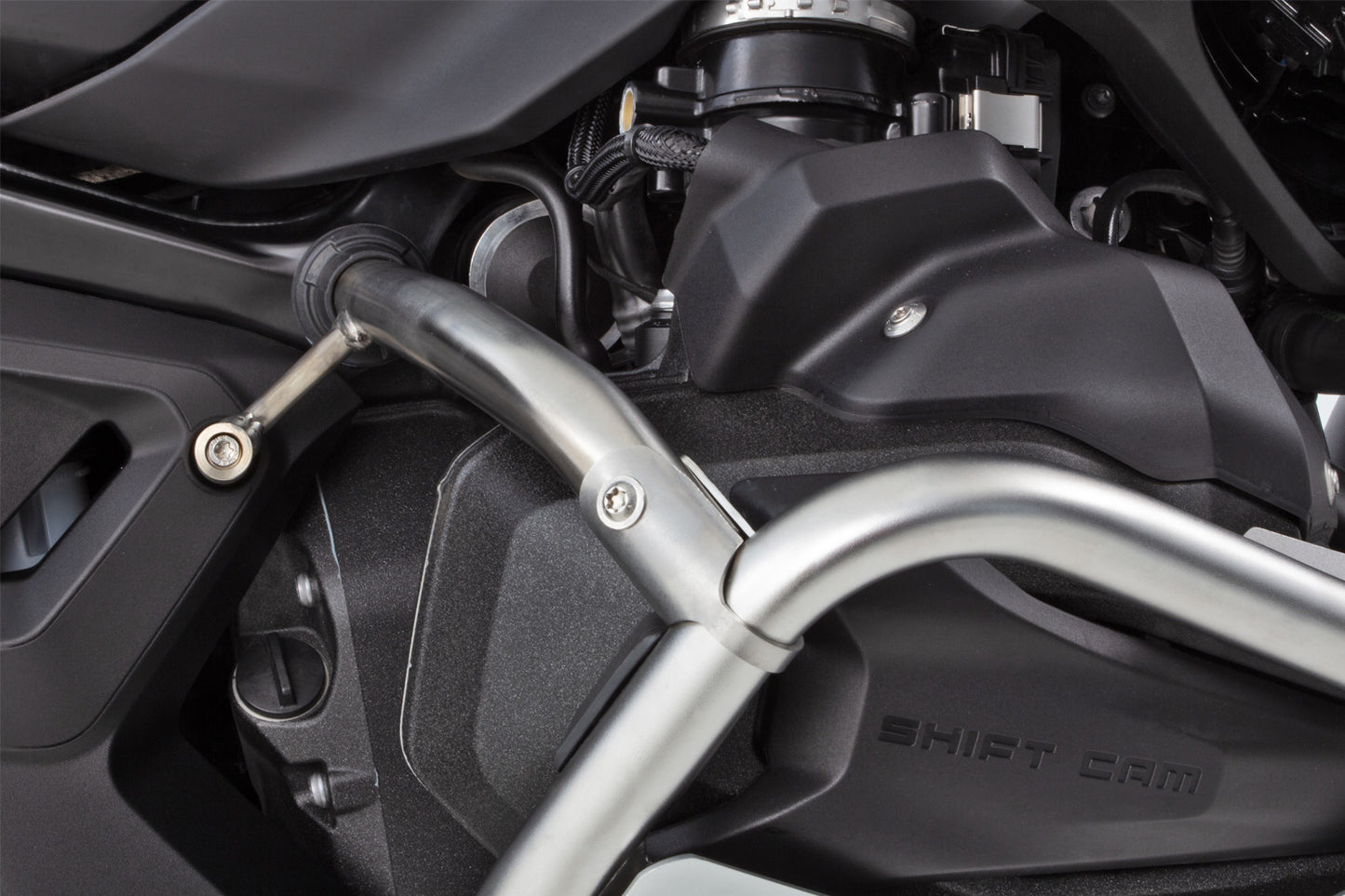 reinforcement bar for the original engine protection bar R 1300 GS and GS Adventure - stainless steel