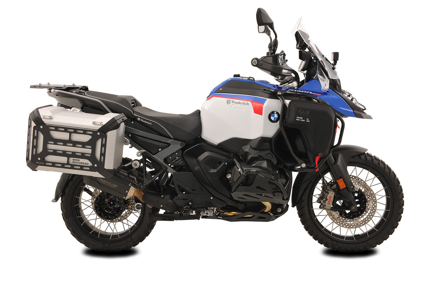 Rear Rack for Original BMW Aluminium Panniers – R 1300 GS + Adventure - Piece - black