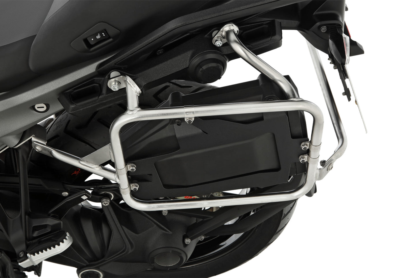 Tool Box with Codeable Lock – Compatible with the Wunderlich Luggage Rack for the BMW R 1300 GS Adventure - For original BMW keys - black