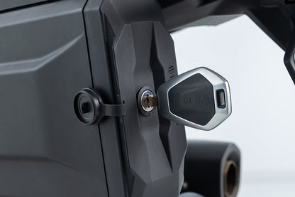 Toolbox for R 1300 GS Adv with EXTREME luggage rack / without original BMW luggage mounts - For original BMW keys - black