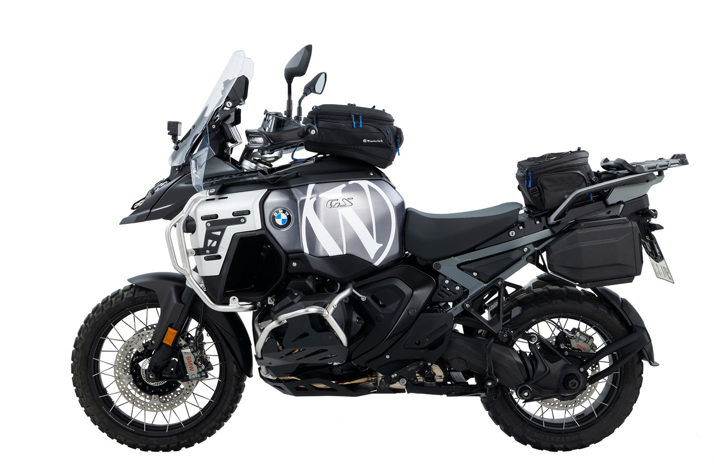 Toolbox for R 1300 GS Adv with EXTREME luggage rack / without original BMW luggage mounts - For original BMW keys - black