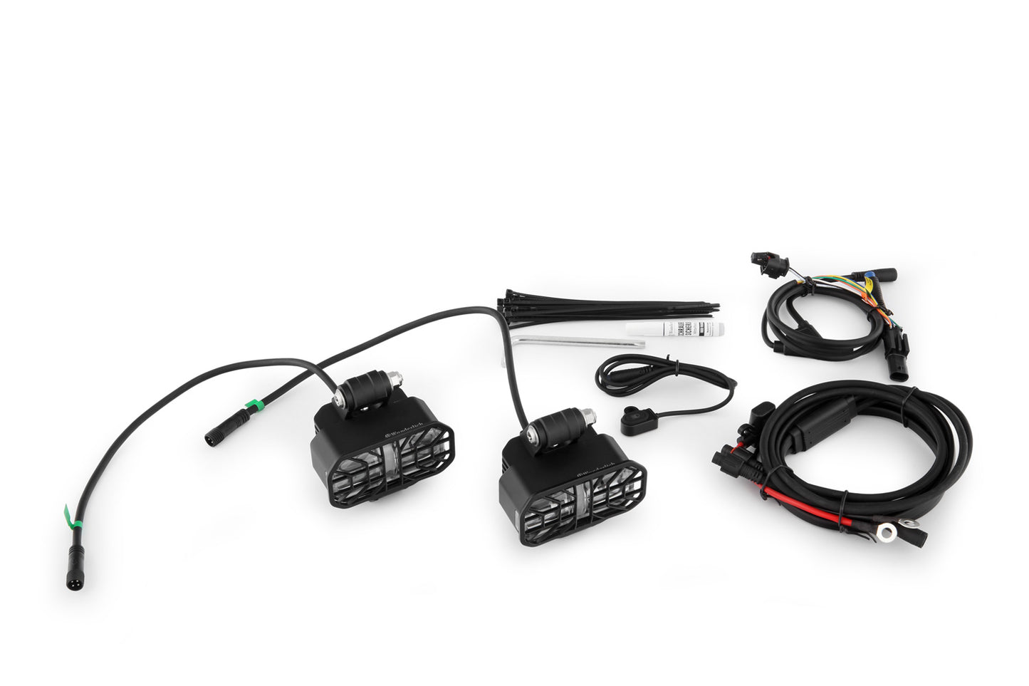 MICROFLOOTER 3.0 LED Auxiliary Lights for BMW R 1300 GS Adventure - black