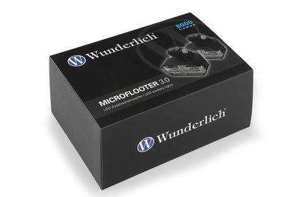 MICROFLOOTER 3.0 LED Auxiliary Lights for BMW R 1300 GS Adventure - black