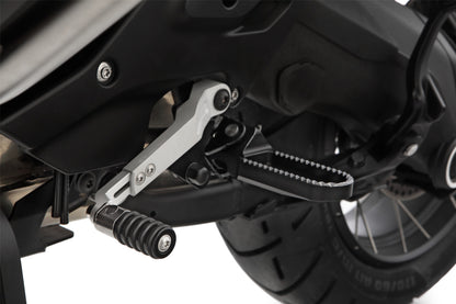 Adjustable gear shift lever CLEVER LEVER R1300 GS + Adventure - silver